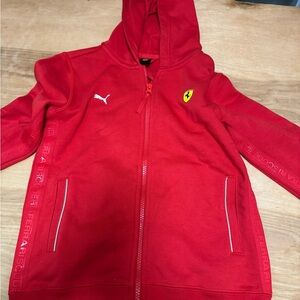 Scuderia Ferrari Kids Red Hoodie